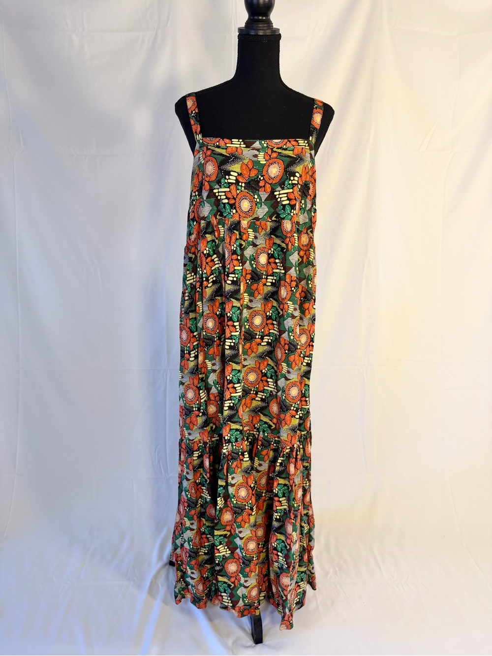 Natural Life Mia Tie Back Maxi Dress, size large. - Picture 3 of 11